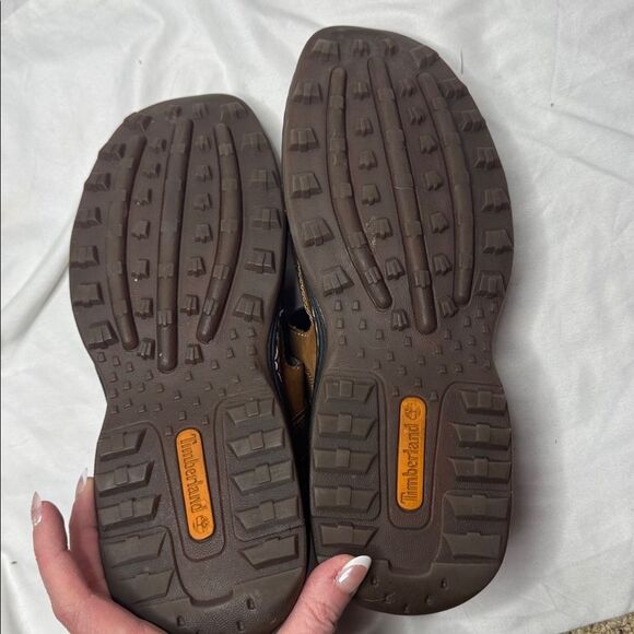 Timberland Men\'s Brown Leather Sandals. Size 10.